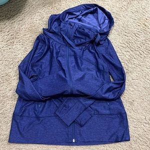 Purple gap hooded zip up